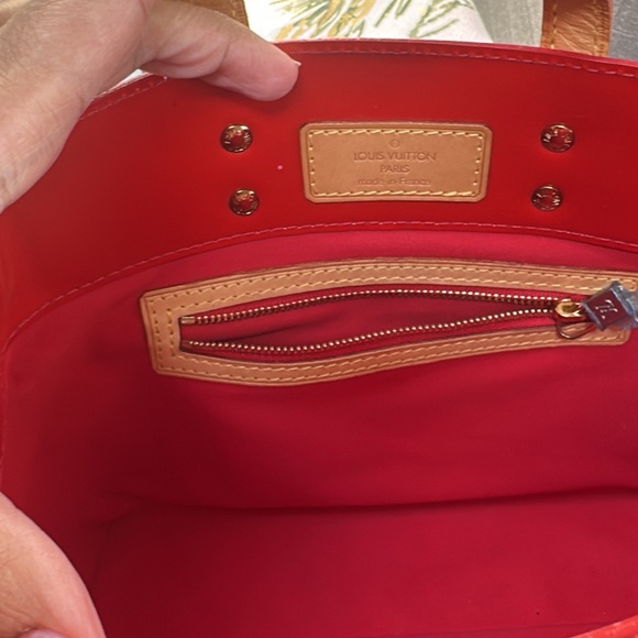 Louis Vuitton Mini Red Vernis Tote Bag - Picture 3 of 13